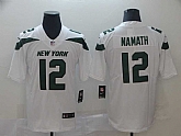 Nike Jets 12 Joe Namath White 2019 Vapor Untouchable Limited Jersey,baseball caps,new era cap wholesale,wholesale hats